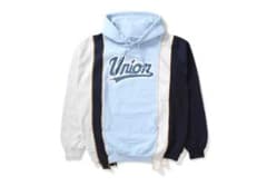 UNION NEEDLES REBUILD/5 CUT HOODIE Blueのサムネイル