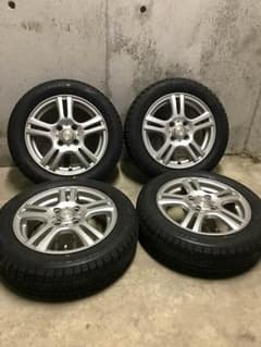 BS レボGZ 155/65R14 アルミ付きのサムネイル