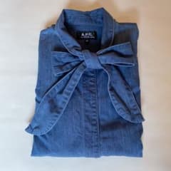 APC リボンタイシャツ　APCシャツ  APCデニムシャツのサムネイル