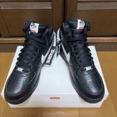 14FW ナイキ エア フォース 1 HIGH シュプリーム SP黒26.5cm - メルカリ