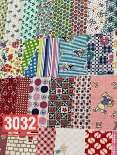 3032ビンテージ生地☆はぎれ - メルカリ