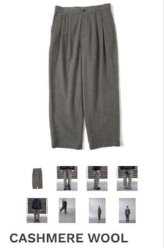【I】1LDK CASHMERE WOOL 2TUCK EASY SLACKSのサムネイル