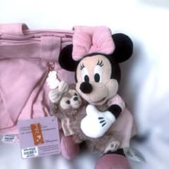 激カワ♡ 香港ディズニー　ミニーシェリーメイぬいぐるみとトートバッグセット 激カワ♡ 香港ディズニー ミニーシェリーメイぬいぐるみとトートバッグ