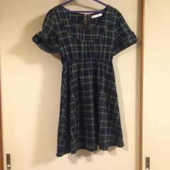 春 チェック ワンピース 値下げ♡♡のサムネイル