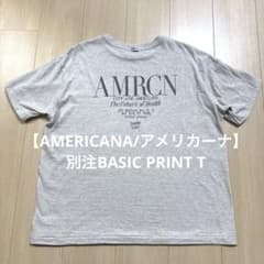 AMERICANA/アメリカーナ】別注BASIC PRINT T - メルカリ