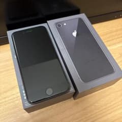 極美品iPhone8 スペースグレイ64GB SIMフリー バッテリー86%箱付