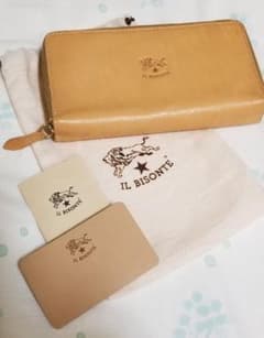 正規品 イルビゾンテ ヌメ革ベージュ長財布のサムネイル