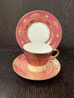 田中 野夫 　MINTON ARGYLEカップ＆ソーサー　ケーキ皿　トリオ 田中 野夫 様専用 MINTON ARGYLEカップ＆ソーサー ケーキ皿 トリオ