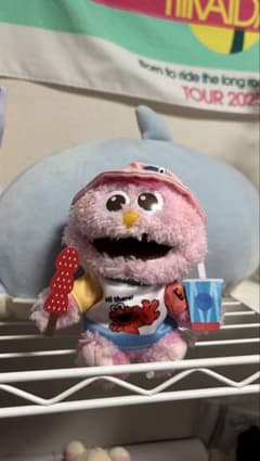 セサミストリート エルモ ピンク マスコットのサムネイル