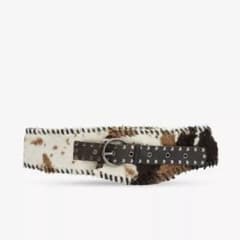 Jaded London カウ柄 ハラコ調 スタッズベルトのサムネイル