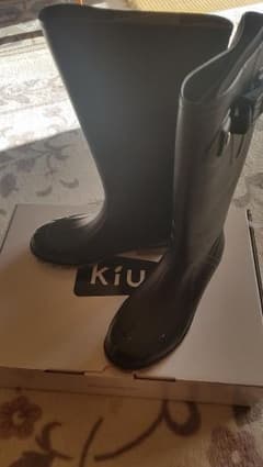 KiU レインブーツ ブラックのサムネイル