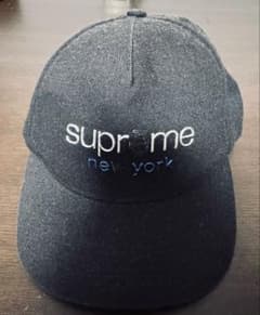 Supreme キャップ ブラウン supremeロゴ