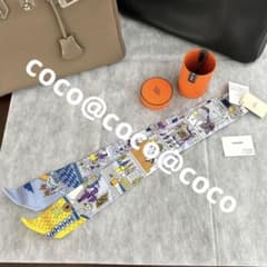 国内エルメス 新品タグ付 ツイリー カタログ表紙の柄 メゾン デ カレ 
