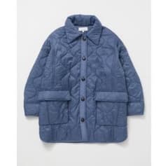 MOUSSY QUILTING OVER SIZE ジャケット ブルー - メルカリ