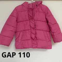 GAPキッズ ピンク 中綿コート フード付きのサムネイル