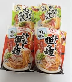 エバラ プチッとうどん 汁なし担々麺 すだちおろし 4袋セット