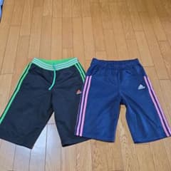 adidas ハーフパンツ 2枚セット 160のサムネイル