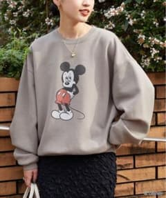フリークスストア 別注 ミッキー 前後プリントvintage加工スウェットのサムネイル