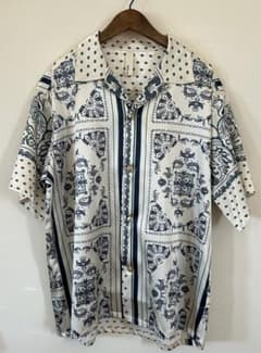 k3&co PRINT SHIRTS 開襟シャツ YOU着用 - メルカリ