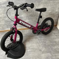 Strider ストライダー14x フューシャピンク ペダル付き スタンド付き