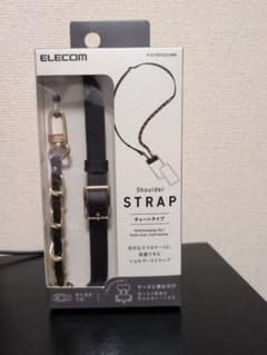 ELECOM ショルダーストラップ ブラックのサムネイル