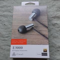 【美品】final E3000 ハイレゾ ファイナルのサムネイル