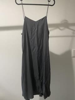 【美品】キャミワンピース グレーのサムネイル