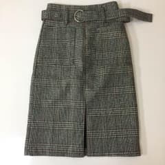 新品♡グレンチェックスカートのサムネイル