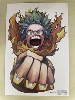 僕のヒーローアカデミア 40巻 特典 イラストカード　非売品のサムネイル