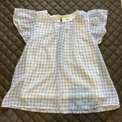 La petit lily ギンガムチェック 半袖ブラウスのサムネイル