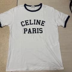 美品☆正規品　CELINE セリーヌ　ロゴ　プリント Tシャツ ホワイトのサムネイル
