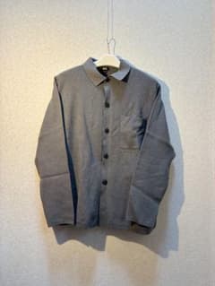 UNIQLO ミラノリブシャツカーディガン グレー XLのサムネイル