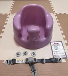Bumbo ベビーソファ パープル 専用ベルト付きのサムネイル