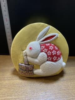 木目込人形 月見うさぎのサムネイル