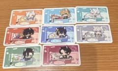 刀剣乱舞　刀猫男士　アトレ秋葉原　atre 特典カード　8種コンプリートセットのサムネイル