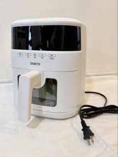 【新品未使用】SAMKYO ノンフライヤー 本体 ホワイトのサムネイル