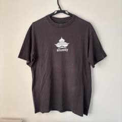 stussy USA製ダークグレー Tシャツ 半袖のサムネイル