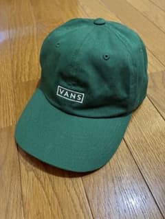 VANS キャップ グリーン ロゴ刺繍のサムネイル