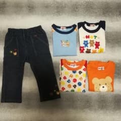 ミキハウス　パンツ、長Tのセットのサムネイル