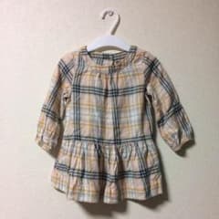 お値下げ【美品】80㎝♡babygap♡カバーパンツ付き♡ワンピースのサムネイル