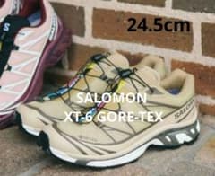 【送料無料】SALOMON XT-6 GORE-TEX ベージュ　24.5cm