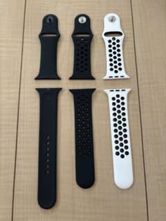 純正Apple Watch10スポーツバンド ブラック46ml（M/Ｌ）＋他2本のサムネイル