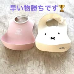 女の子　お食事エプロン2個セット 肌着　ガーゼセットのサムネイル