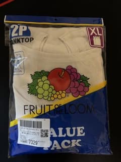 FRUIT OF THE LOOM タンクトップ 2P XLのサムネイル