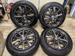送料無料】225/60R18&ホイール 4本 PCD120 アルファード40等 - メルカリ