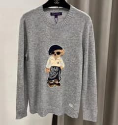 POLO RALPH LAUREN ポロベアセーター ニット グレーｍレディース