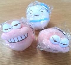 크레용 신짱 봉제인형 3체 세트
