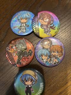 エヴァンゲリオン 缶バッジ 5個セットのサムネイル