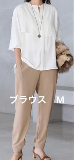 owauno オアーノバルーンブラウス（長袖） ホワイト　Ｍ owauno オアーノバルーンブラウス（長袖） ホワイト M - メルカリ