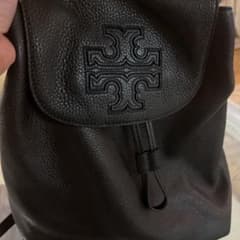 専用…美品TORYBURCH　トリーバーチ　リュックバッグ　オールレザー　黒のサムネイル